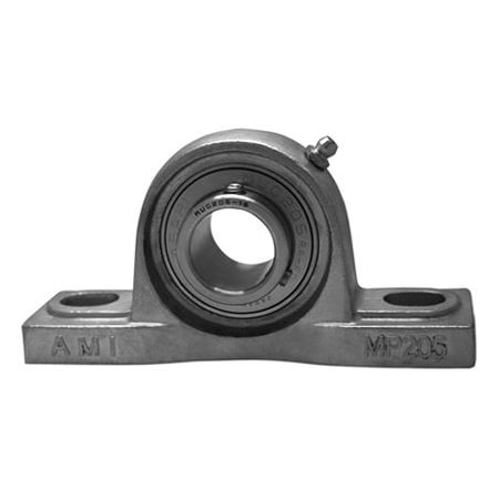 Ami Bearings SINGLE ROW BALL BEARING - 5/8 IN. STAINLESS SET SCREW STAINLESS PILLOW BLOCK MUCP202-10